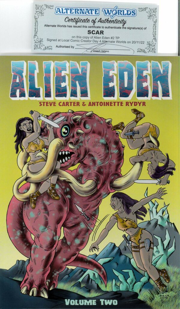 ALIEN EDEN TP #1: Signed by SCAR (COA) NM