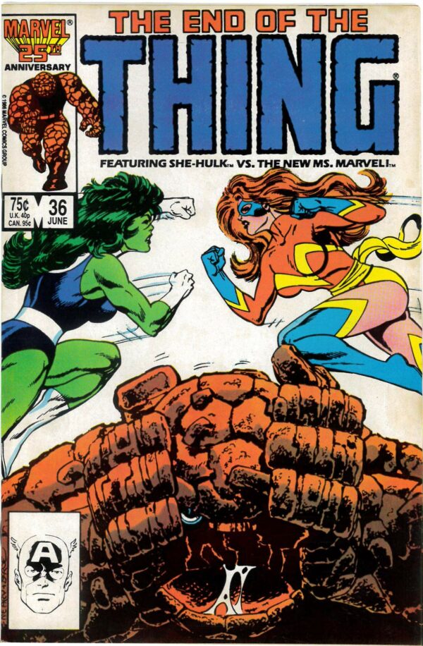 THING (1983-1986 SERIES) #36: She-Hulk: Ms. Marvel (Sharon Ventura) She-Thing: Last Issue: