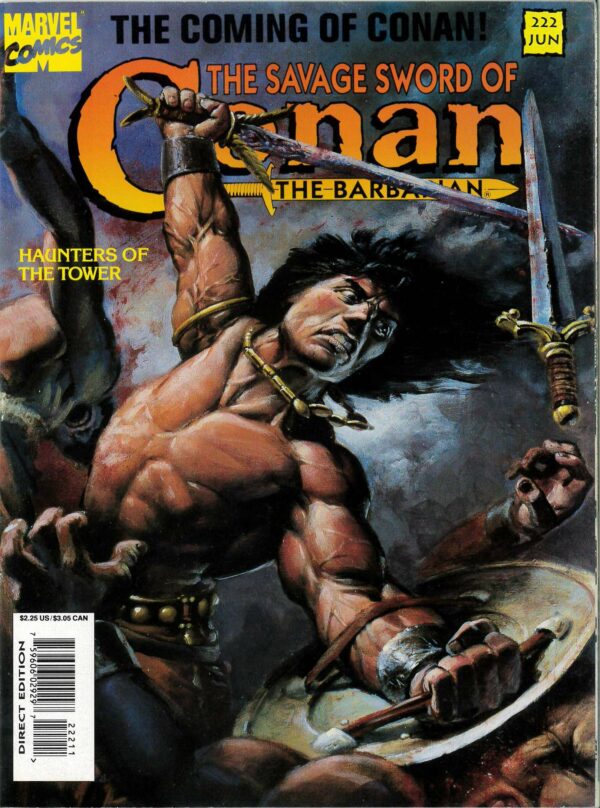 SAVAGE SWORD OF CONAN (1973-1995 SERIES) #222: Newsstand Edition – NM