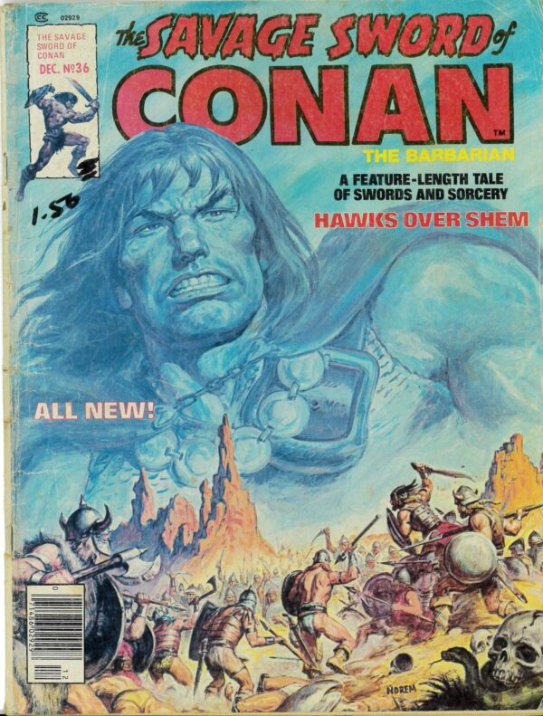 SAVAGE SWORD OF CONAN (1973-1995 SERIES) #36: VG