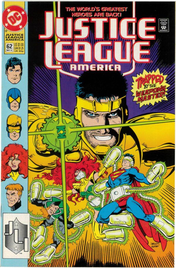 JUSTICE LEAGUE (1987-1996 SERIES) #62