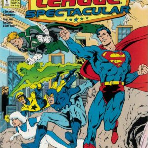 JUSTICE LEAGUE SPECTACULAR #9001: Cover B (Superman & JLE)