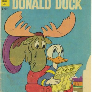 WALT DISNEY’S DONALD DUCK (D SERIES) (1956-1978) #202: Showdown at Smoky Acre, Surprise Package, Birdbrains+ FR/GD