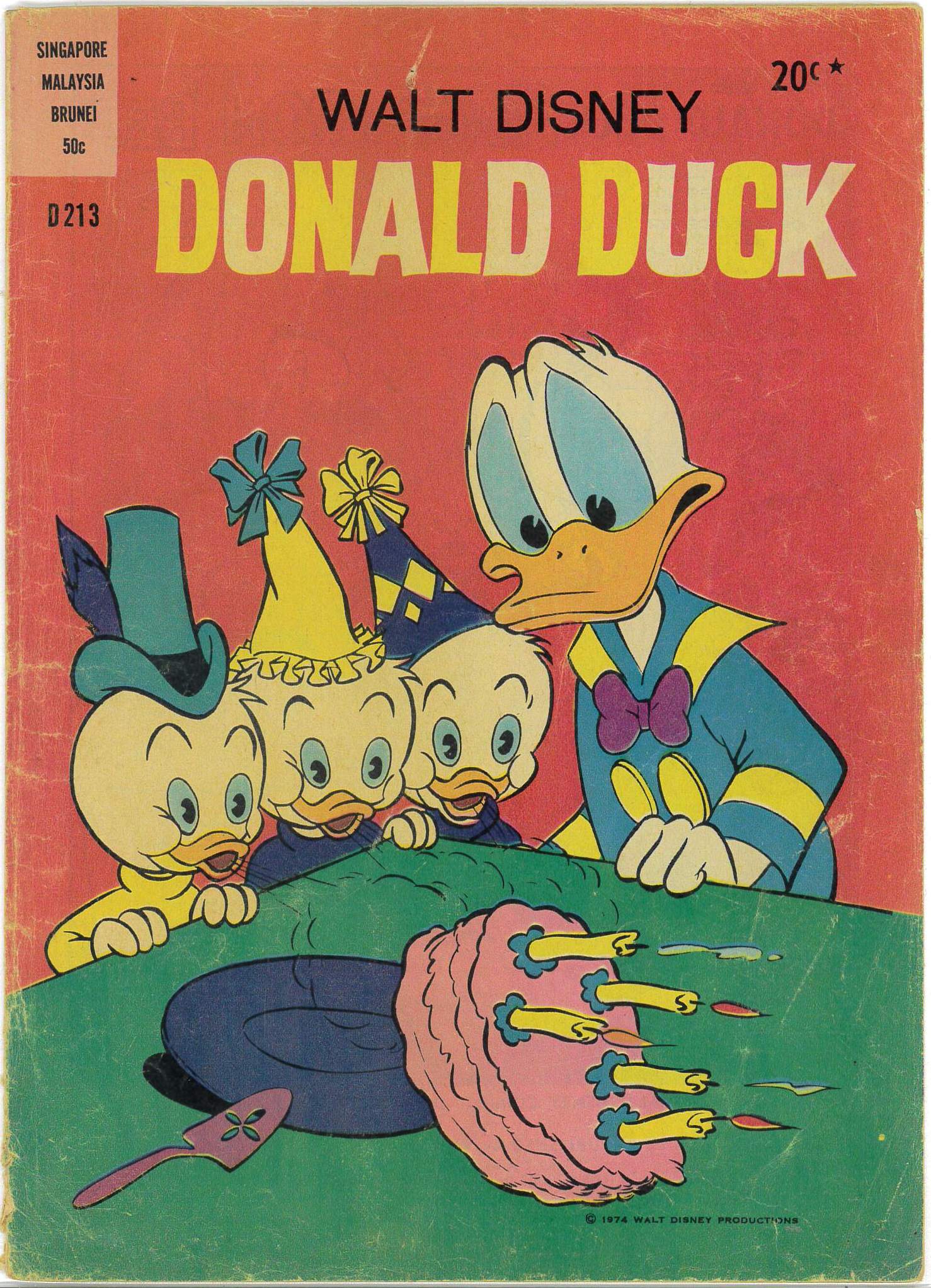 WALT DISNEY’S DONALD DUCK (D SERIES) (1956-1978) #213: Og’s Iron Bed, Dry Beach, A Relative Problem – GD/VG WALT DISNEY’S DONALD DUCK (D SERIES) (1956-1978) #213: Og’s Iron Bed, Dry Beach, A Relative Problem – GD/VG