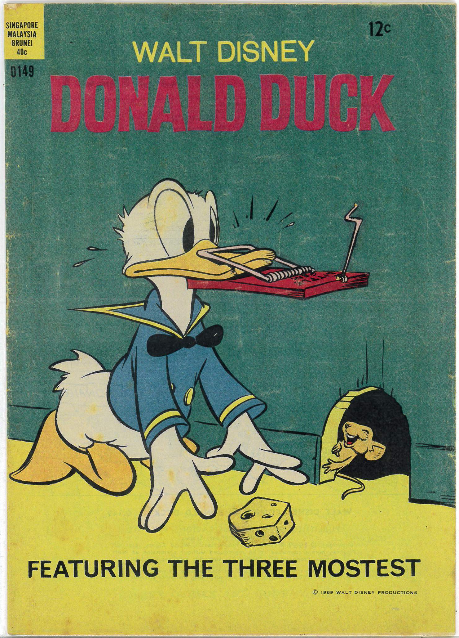 WALT DISNEY’S DONALD DUCK (D SERIES) (1956-1978) #149: Three Mostest – VG WALT DISNEY’S DONALD DUCK (D SERIES) (1956-1978) #149: Three Mostest – VG