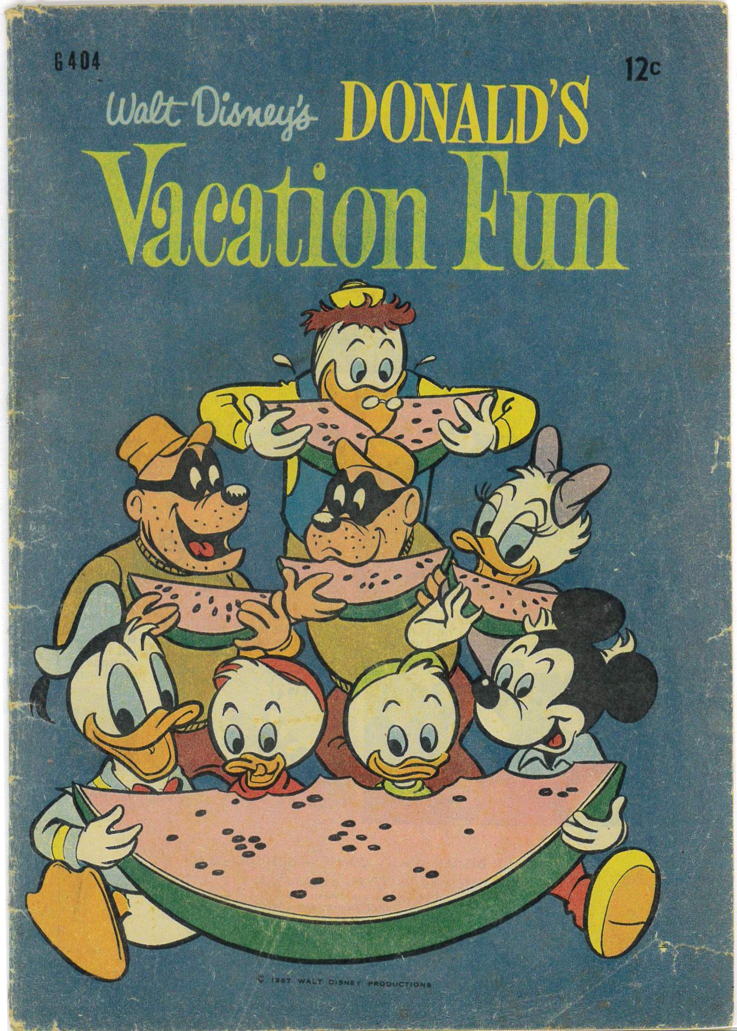 WALT DISNEY’S COMICS GIANT (G SERIES) (1951-1978) #404: Carl Barks Think Big: Donald’s Vacation Fun GD Donald Duck WALT DISNEY’S COMICS GIANT (G SERIES) (1951-1978) #404: Carl Barks Think Big: Donald’s Vacation Fun GD Donald Duck