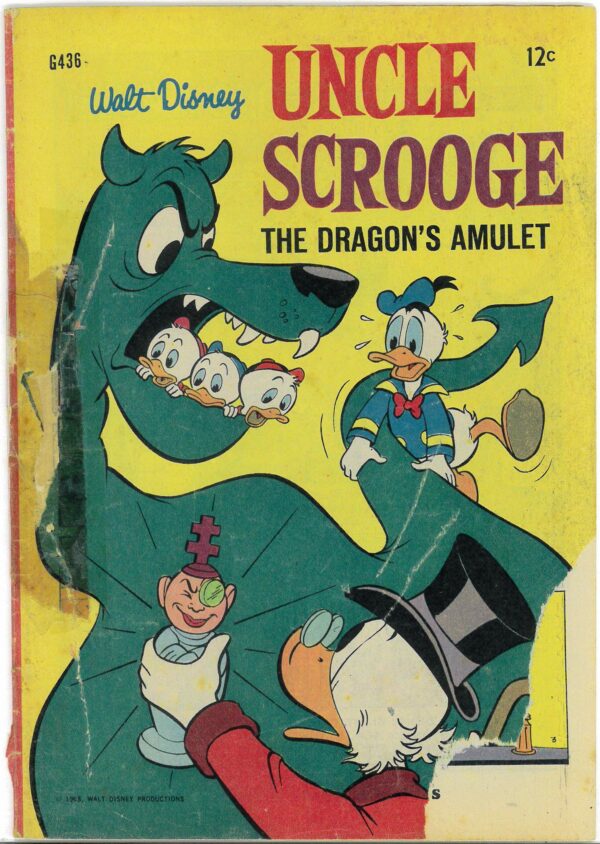 WALT DISNEY’S COMICS GIANT (G SERIES) (1951-1978) #436: Uncle Scrooge The Dragon’s Amulet – FR/GD