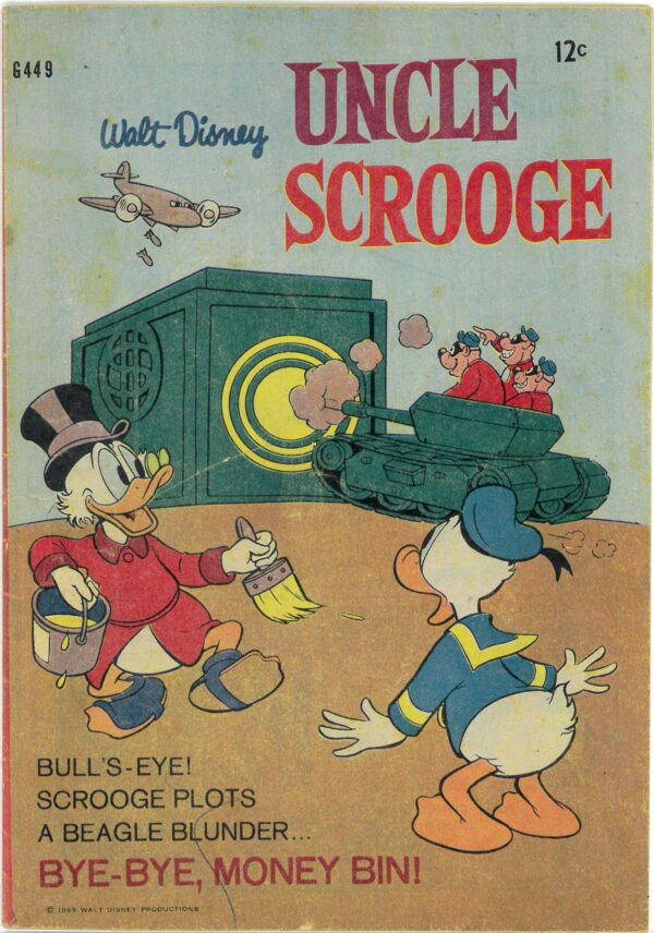 WALT DISNEY’S COMICS GIANT (G SERIES) (1951-1978) #449: Uncle Scrooge Bye-Bye Money Bin – GD