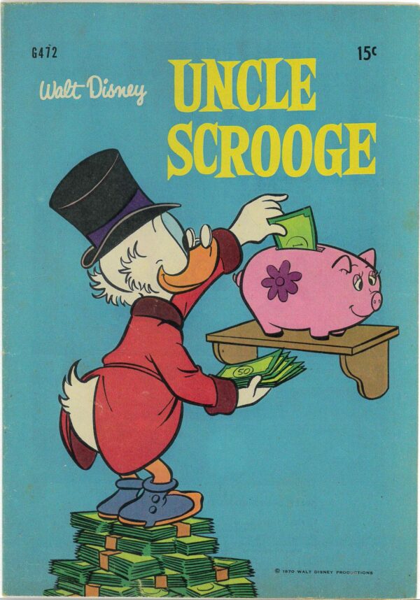 WALT DISNEY’S COMICS GIANT (G SERIES) (1951-1978) #472: Uncle Scrooge Case of the Soccer Tickets – FN