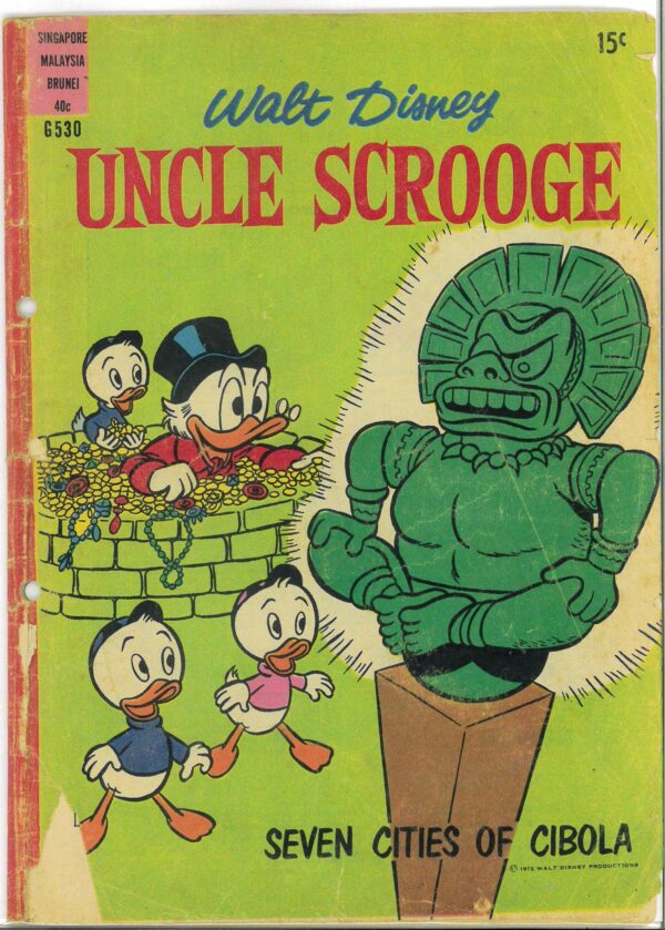 WALT DISNEY’S COMICS GIANT (G SERIES) (1951-1978) #530: Carl Barks Scrooge Seven Cities of Cibola, 2 untitles – FR