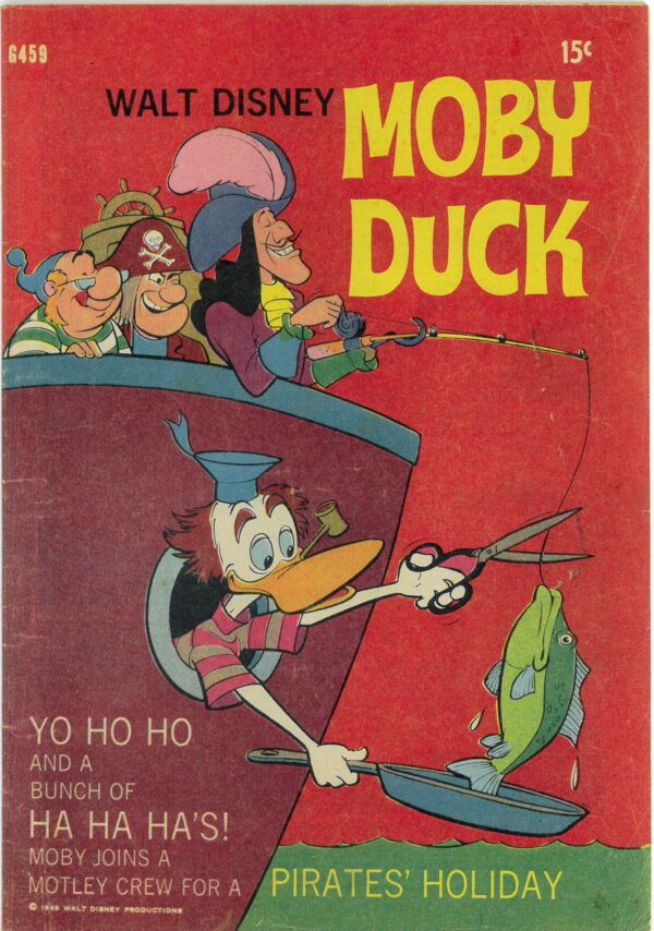 WALT DISNEY’S COMICS GIANT (G SERIES) (1951-1978) #459: Moby Duck Pirates’ Holiday – VG/FN
