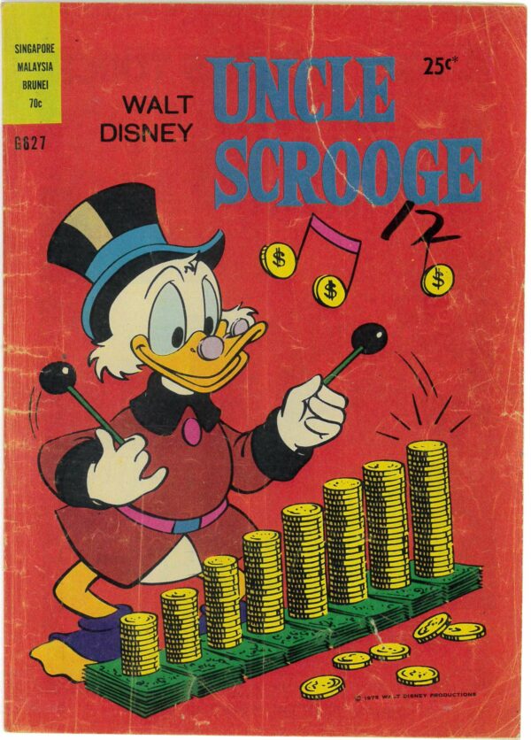 WALT DISNEY’S COMICS GIANT (G SERIES) (1951-1978) #627: Uncle Scrooge Midas Touch – GD