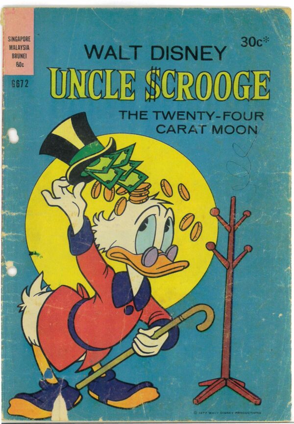 WALT DISNEY’S COMICS GIANT (G SERIES) (1951-1978) #672: Carl Barks x2 (Twenty-Four) Carat Moon – FR/GD Uncle Scrooge