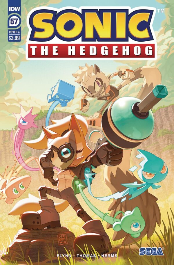 SONIC THE HEDGEHOG (2018 SERIES) #57: Min Kim cover A