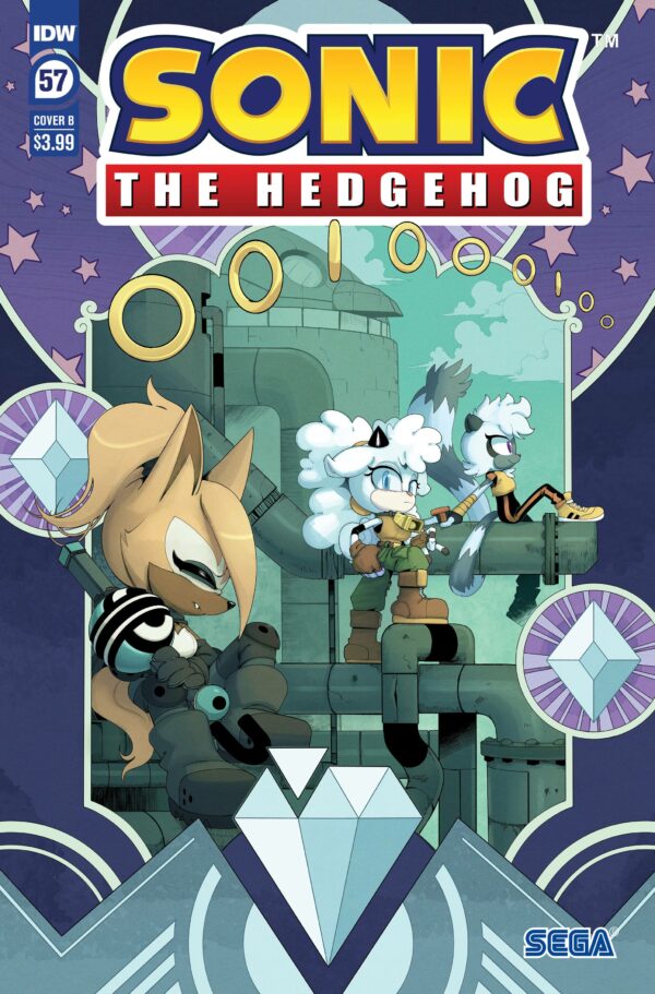 SONIC THE HEDGEHOG (2018 SERIES) #57: Adan Bryce Thomas cover B