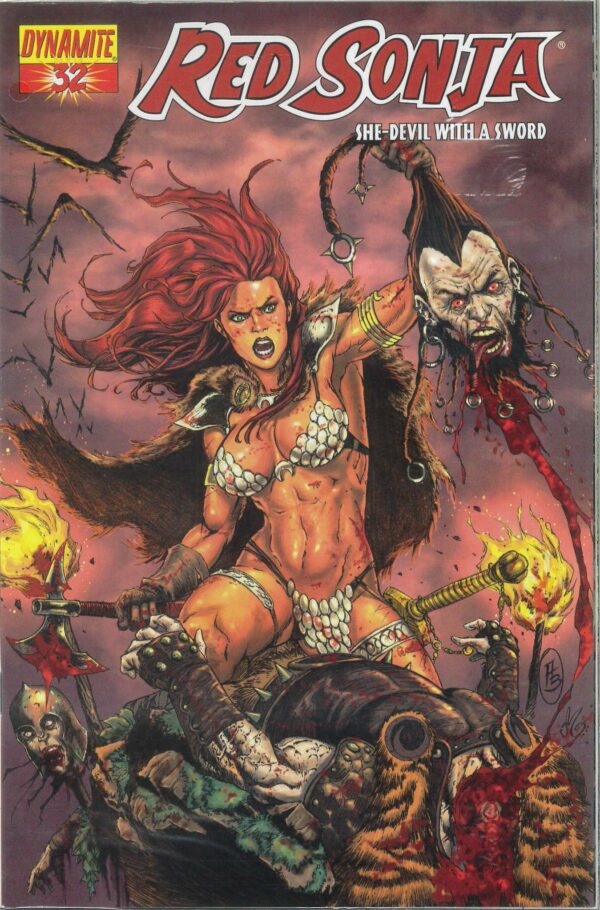 RED SONJA (2005-2015 SERIES) #32: Adriano Batista cover C