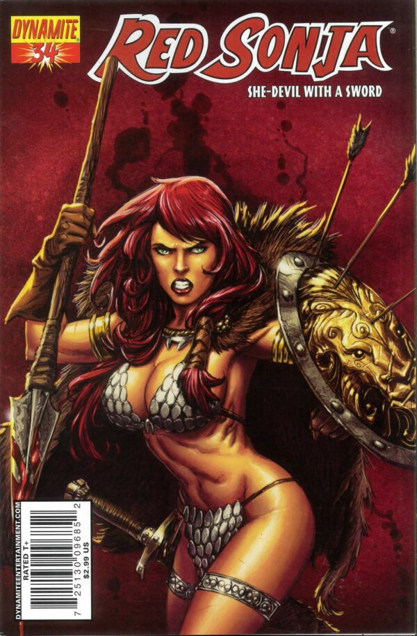 RED SONJA (2005-2015 SERIES) #34: Adriano Batista cover C