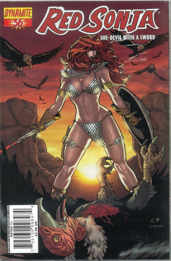 RED SONJA (2005-2015 SERIES) #36: Carlos Rafael cover C