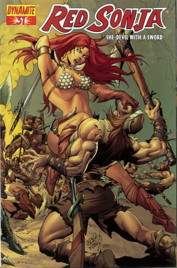 RED SONJA (2005-2015 SERIES) #31: Pablo Marcos wraparound cover B