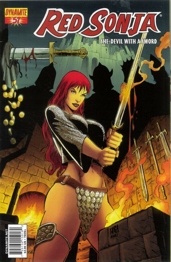 RED SONJA (2005-2015 SERIES) #57: Walter Geovanni cover B