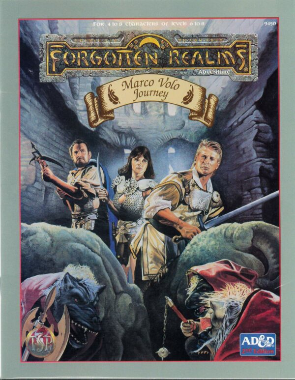 ADVANCED DUNGEONS AND DRAGONS 2ND EDITION #9450: Forgotten Realms: Marco Volo Journey – NM – 9450
