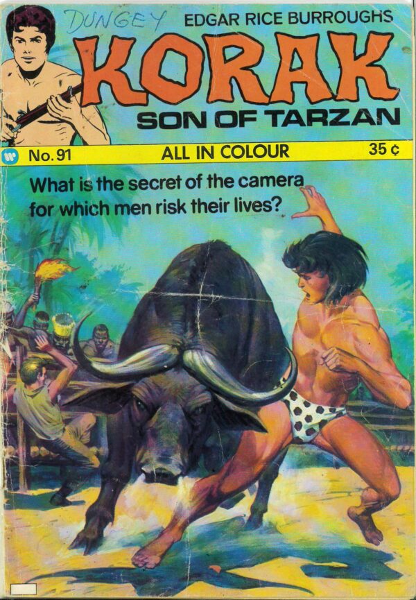 KORAK SON OF TARZAN (UK) #91: GD/VG