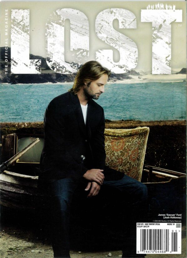 LOST OFFICIAL MAGAZINE #25: Variant cover – James (Josh Holloway) – 9.2 (NM)
