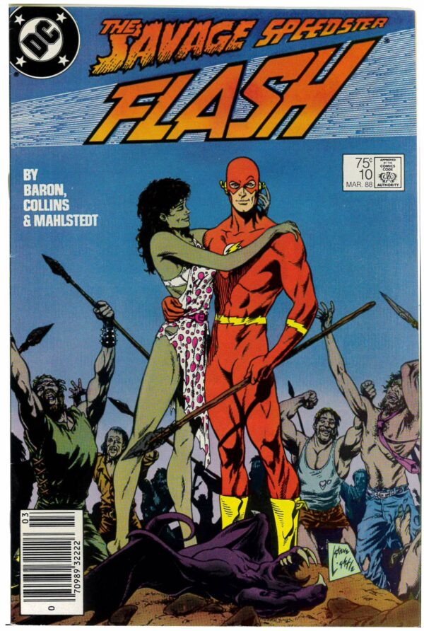 FLASH (1987-2008 SERIES) #10: Newsstand: VF