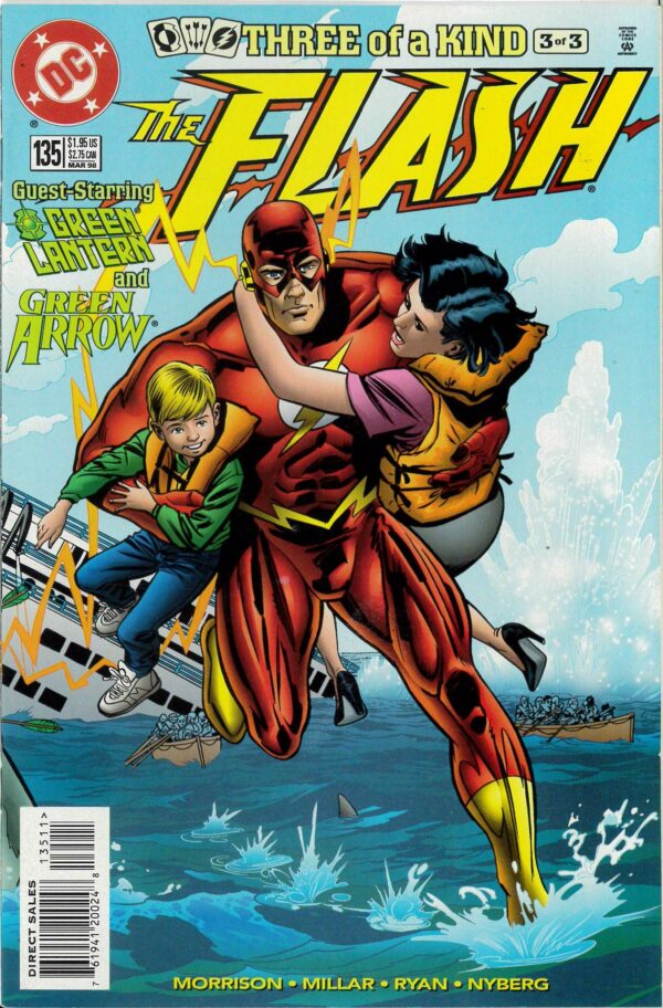 FLASH (1987-2008 SERIES) #135: Three of a Kind 3/3: Connecting cover