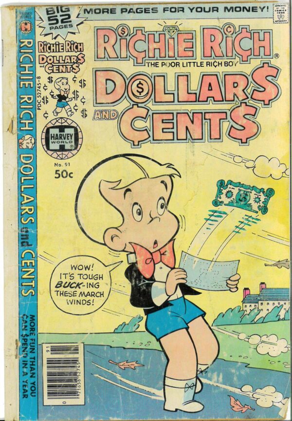 RICHIE RICH DOLLARS AND CENTS (1963-1982 SERIES) #91: FR