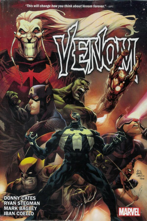 VENOMNIBUS BY CATES & STEGMAN (HC): Ryan Stegman King in Black cover