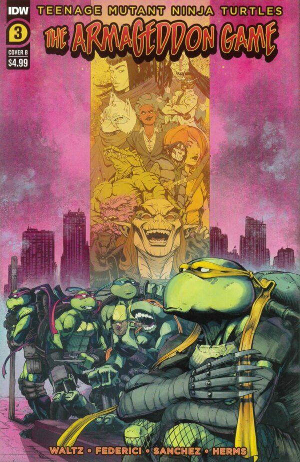 TEENAGE MUTANT NINJA TURTLES: ARMAGEDDON GAME #3: Height cover B