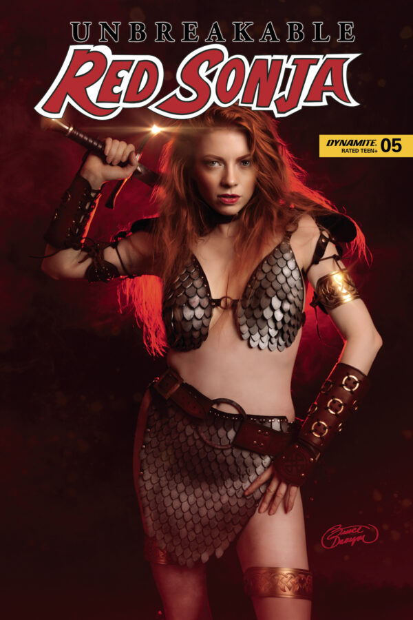 UNBREAKABLE RED SONJA #5: Augusta Monroe Cosplay cover E