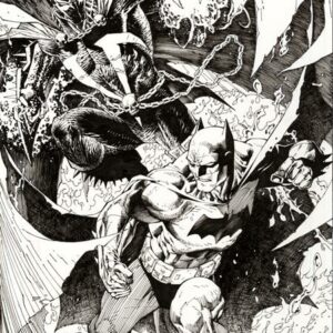 BATMAN/SPAWN (2022 SERIES) #1: Jim Lee RI cover N