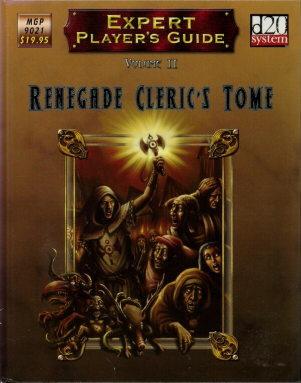 DUNGEONS AND DRAGONS 3.5 EDITION #9021: Expert Player’s Guide Renegade Cleric’s Tome – NM – 9021