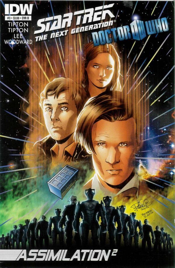 STAR TREK NEXT GENERATION DOCTOR WHO: ASSIMILATION #3: Cover B