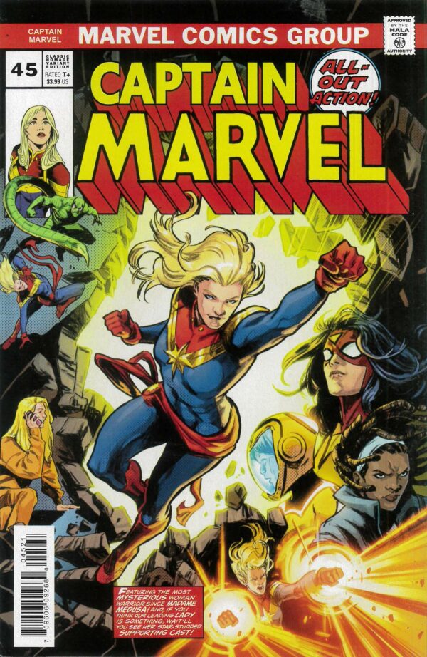 CAPTAIN MARVEL (2019 SERIES) #45: Carmen Carnero Classic Homage cover B