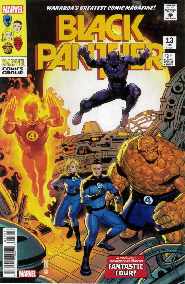 BLACK PANTHER (2021 SERIES) #13: Paco Medina Classic Homage cover B