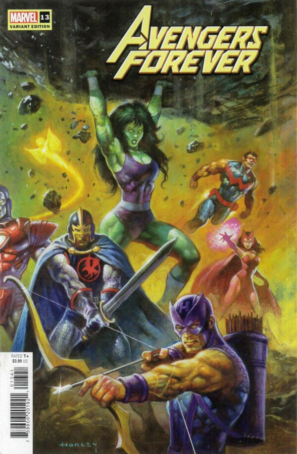 AVENGERS FOREVER (2022 SERIES) #13: Alex Horley 1980’s Avengers Assemble connecting cover D