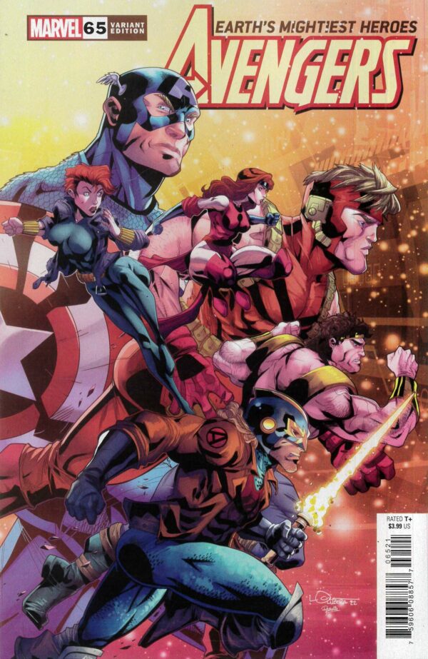 AVENGERS (2018 SERIES) #65: Logan Lubera 1990’s Avengers Assemble connecting cover B