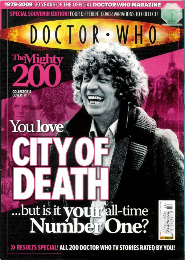 DOCTOR WHO MAGAZINE #413: Tom Baker 4th Doctor cover A