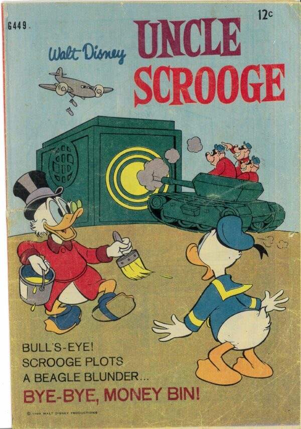 WALT DISNEY’S COMICS GIANT (G SERIES) (1951-1978) #449: Uncle Scrooge: Bye-Bye, Money Bin – GD