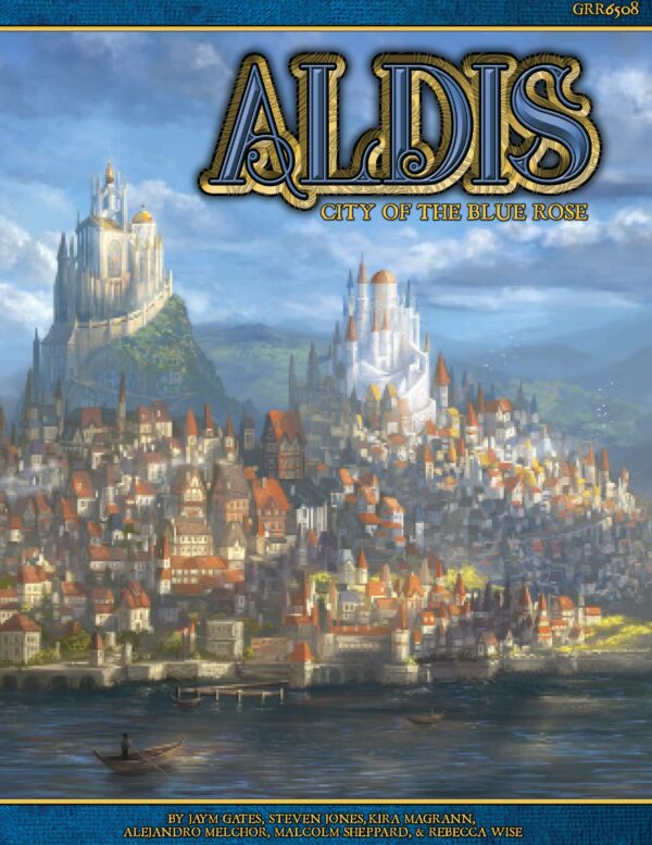BLUE ROSE RPG #6508: Aldis: City of the Blue Rose Sourcebook (HC) Brand New (NM)