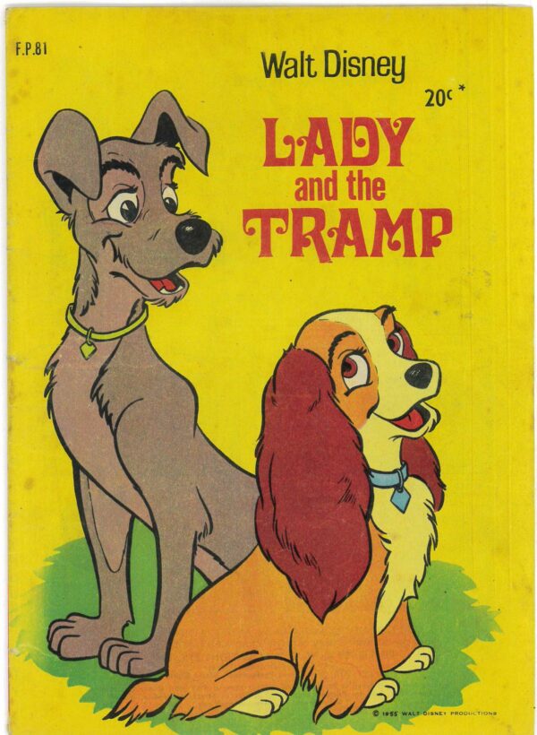 WALT DISNEY’S FILM PREVIEW COMIC (FP) (1953-1977) #81: Lady and the Tramp – VG/FN