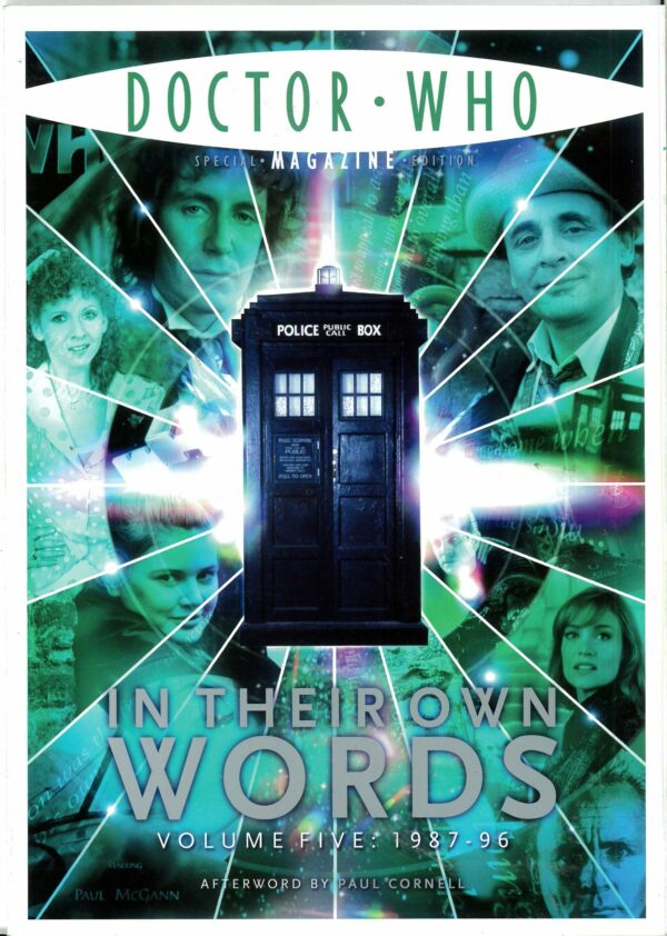 DOCTOR WHO MAGAZINE SPECIAL EDITION #21: In Their Own Words V: 1987-1996
