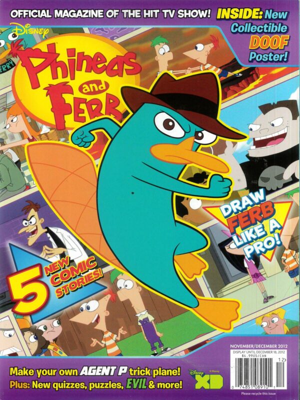 DISNEY PHINEAS AND FERB MAGAZINE #13
