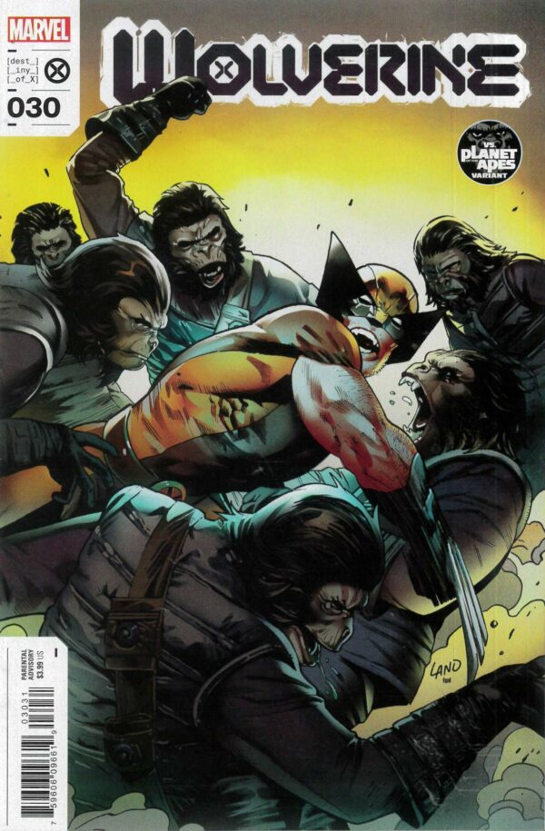 WOLVERINE (2020 SERIES) #30: Greg Land Planet of the Apes cover C