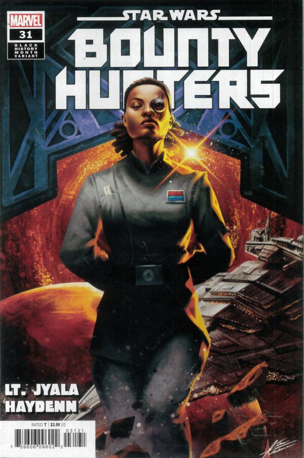 STAR WARS: BOUNTY HUNTERS #31: Mateus Manhanini Lt. Jyala Haydenn Black History Month cover