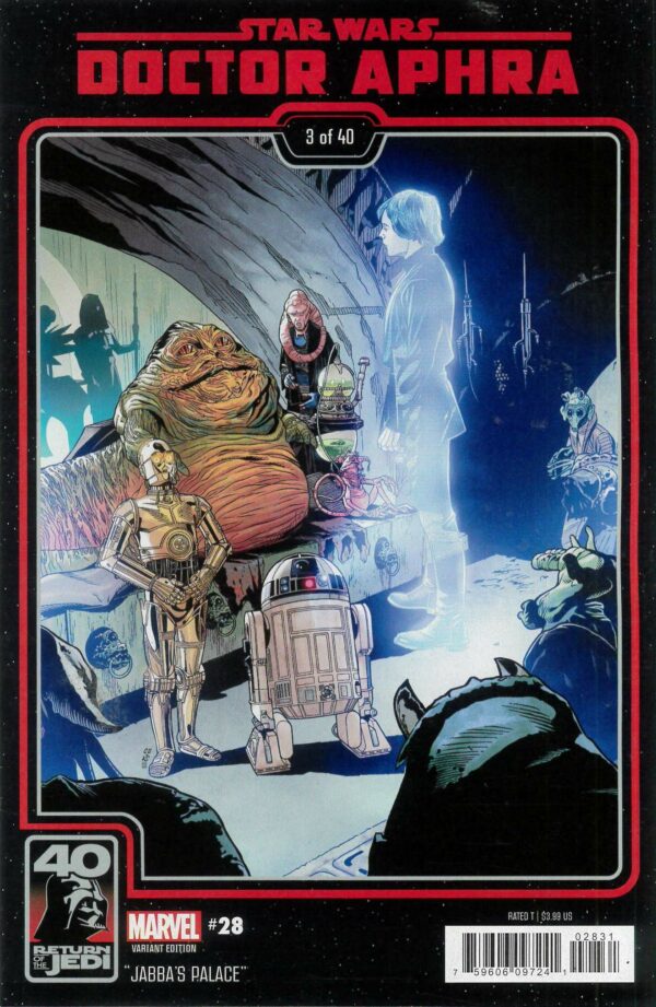 STAR WARS: DOCTOR APHRA (2020 SERIES) #28: Chris Sprouse Return of the Jedi 40th Anniversary cover C