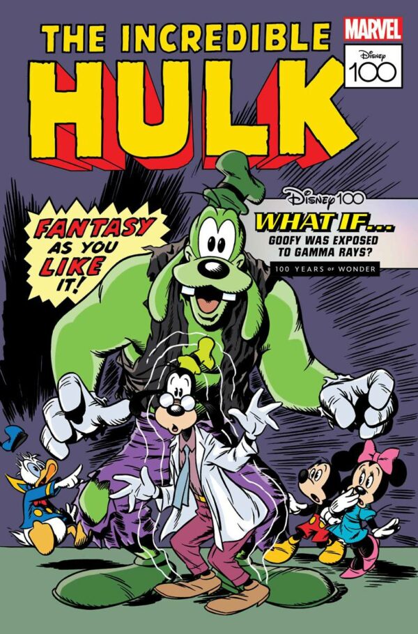 AMAZING SPIDER-MAN (2022 SERIES) #21: Vitale Mangiatordi Hulk #1 Disney100 cover D